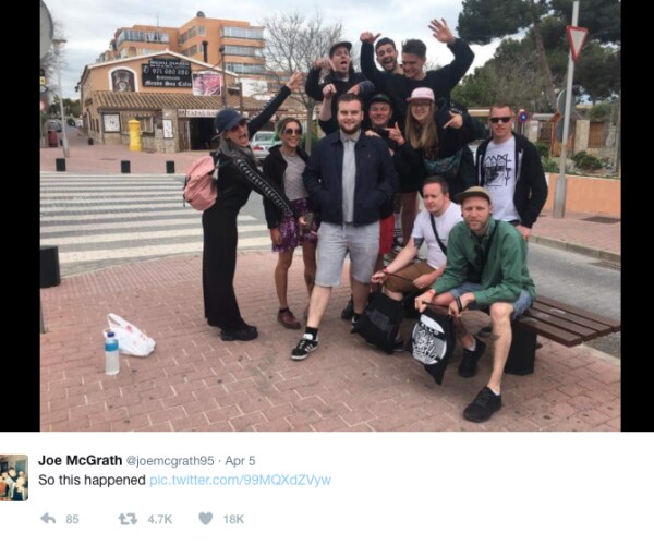 Joe McGrath Vacations With Strangers in Place of Friend With Same Name