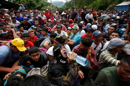 Honduran Migrant Caravan Arrives at Guatemala Border