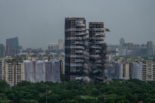 2 High-rise Towers in India Demolished for Violating Laws