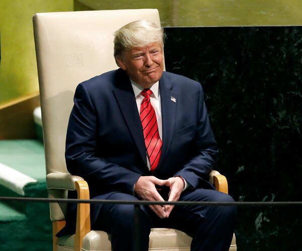 President Donald Trump at the United Nations General Assembly