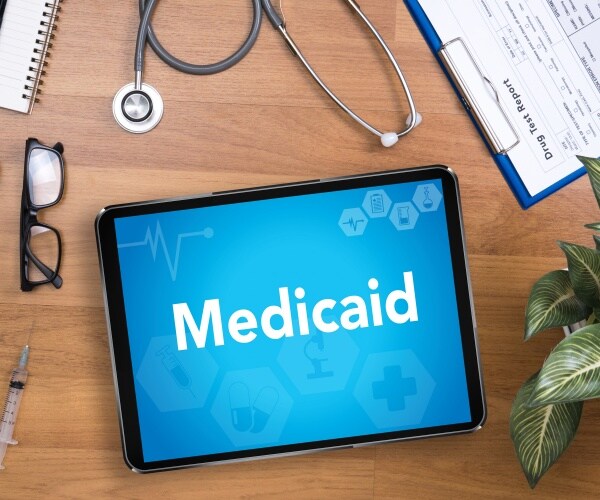 Medicaid on computer tablet