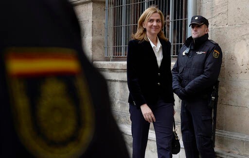 Spain's Princess Cristina Not Guilty in Tax Fraud Case