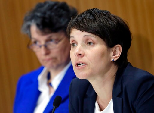 Nationalist Leader Petry Won't Head German Election Campaign