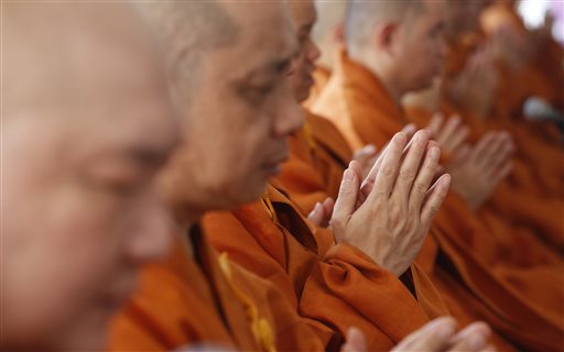 The Latest on Bangkok: Doves Released at Bombed Shrine