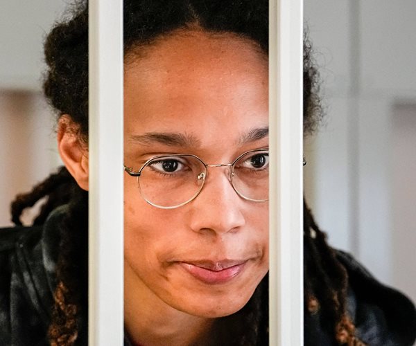 Brittney Griner behind bars