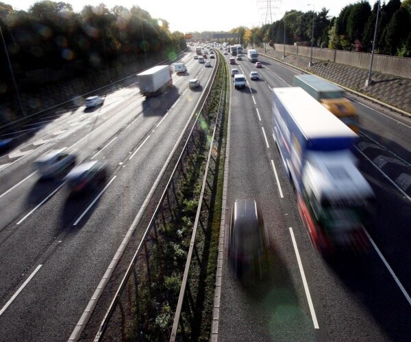 traffic on a highway