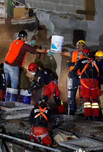 The Latest: Chopper Carrying Aid Crashes in Mexico, 1 Dead