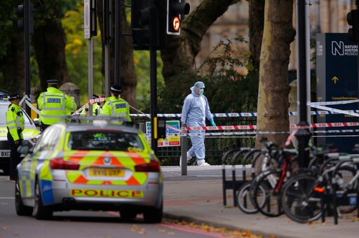The Latest: Police Experts Photograph London Crash site