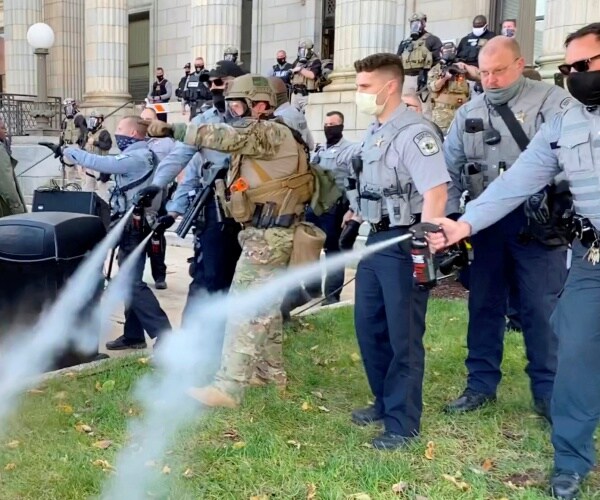 North Carolina Sheriff, Police Chief Sued Over Pepper Spraying