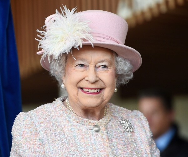 Queen Elizabeth II smiling