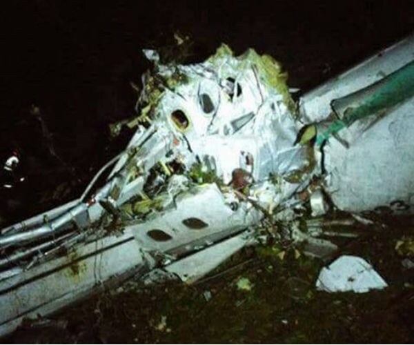 6 Survive Crash of Plane Carrying Brazilian Soccer Team