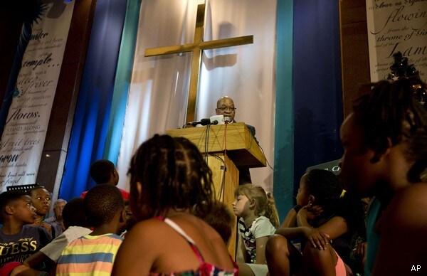South Africans Pray for Mandela
