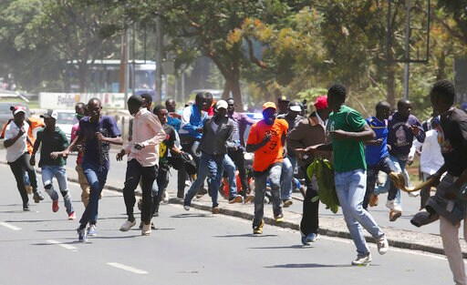 The Latest: Kenya Opposition Leader in Mock 'inauguration'