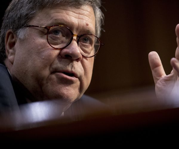 barr is appearing before the senate judiciary committee to make the case he's qualified to serve as attorney general.
