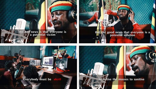 Uganda's Bobi Wine Sings against Virus, Criticizes Leaders
