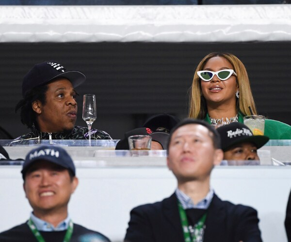 jay-z and beyonce at the super bowl