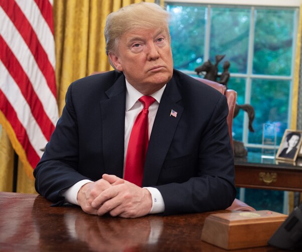 president donald trump in the oval office