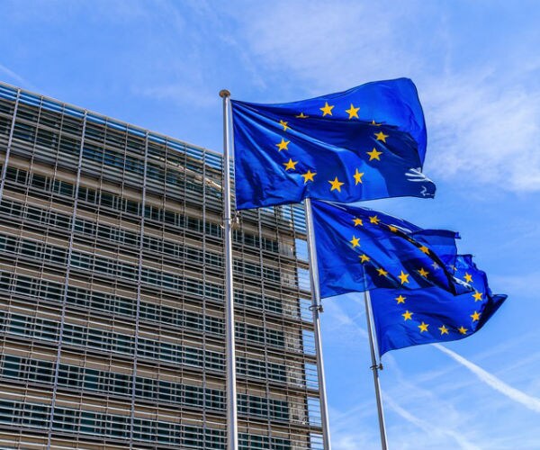 the european union as represented by its flags