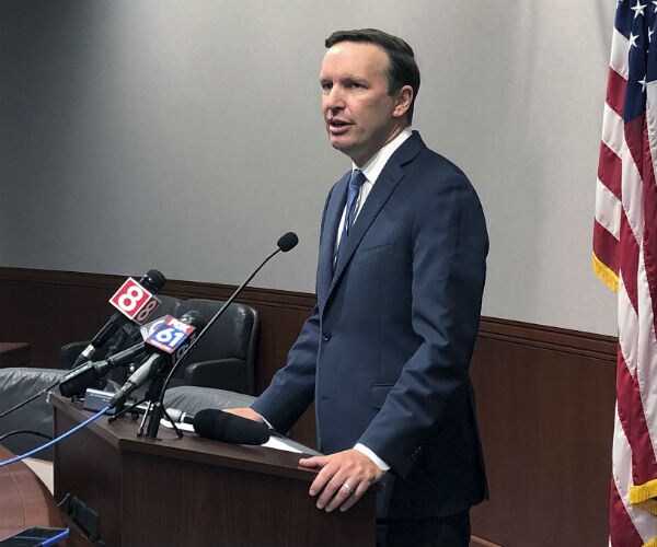 us sen. chris murphy speaks during a news conference