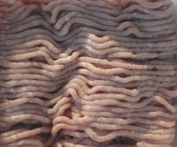 ground turkey is shown