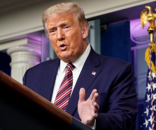 donald trump speaks at news conference