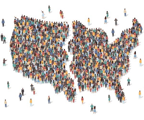 divided america divisions amongst the american electorate people etc 