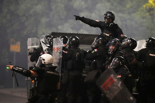 Serbia's Populist Leader Vows Tough Response to Protesters Following Riots