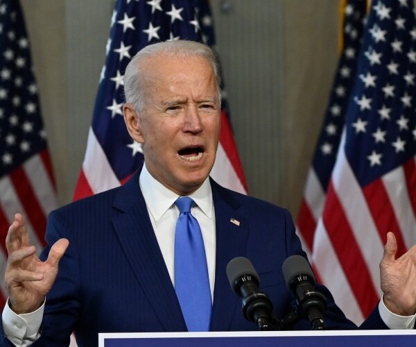 joe biden speaks at the national constitution center