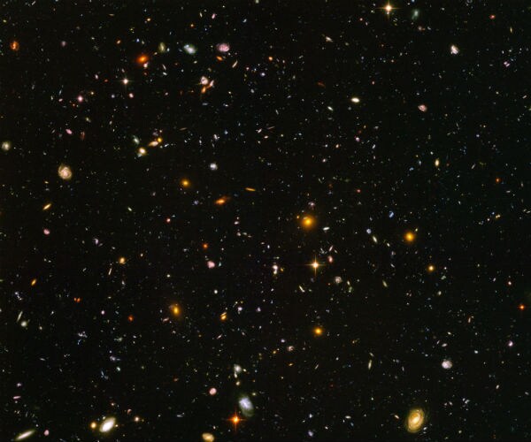 galaxies as seen through the hubble telescope
