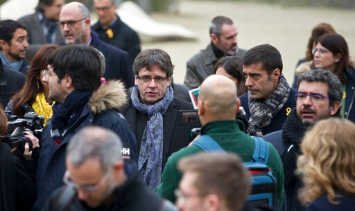 Spain Warns Catalan Leader against Swearing-in from Brussels