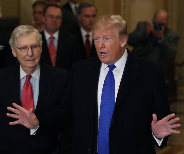 Trump's Multiple Crises Are Testing Even Mitch McConnell's Support