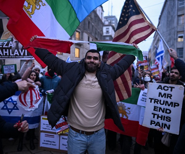 overseas protests against the then current regime of an overseas nation of the middle east