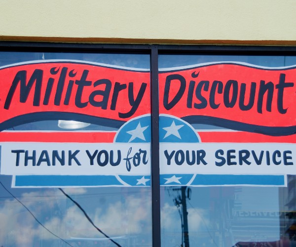 united states retail and or wholesale military discount for servicemembers 