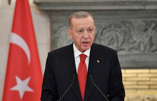 Turkey's Erdogan Accuses the West of 'barbarism' and Islamophobia in the war in Gaza