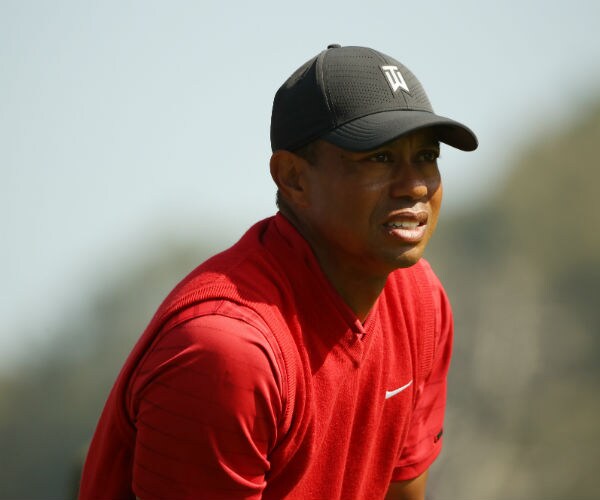 golfer tiger woods in pacific palisades california   