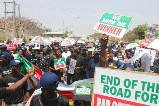 Protests against Nigeria's Election Results Intensify