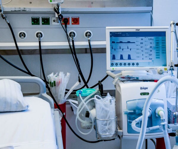 a ventilator is pictured