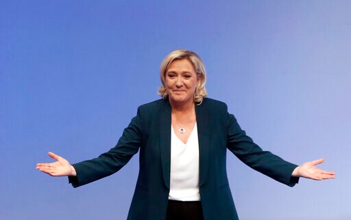 French Le Pen Boasts Far-right Power Crowd for EU Elections
