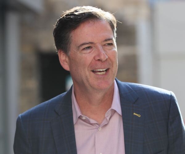 james comey smiles in dublin