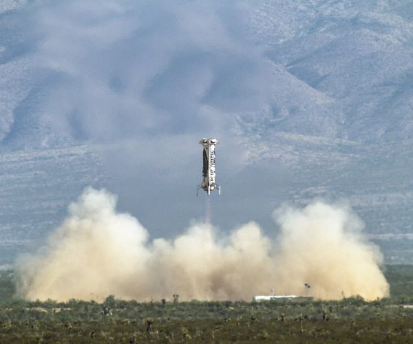 Blue Origin's New Shepard Spacecraft Landing a Smooth Success