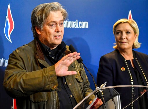 France's Le Pen Meets Bannon, Changes Mind on Offer to Help