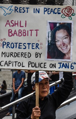 Ashli Babbitt's Mother <br>to Newsmax: My Daughter<br> Was Murdered at the Capitol