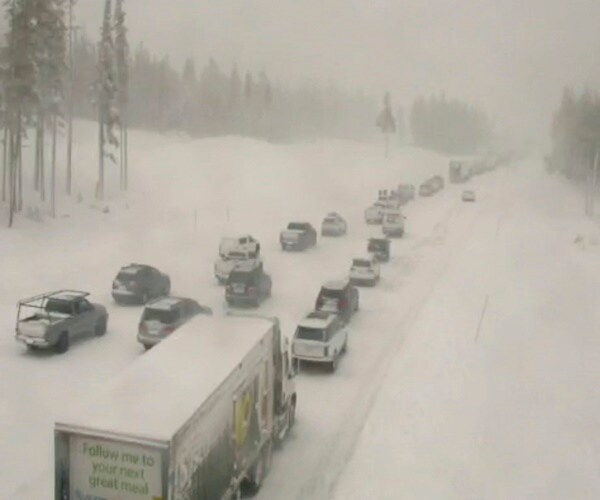 Parts of California Get a White Christmas After Snowfall
