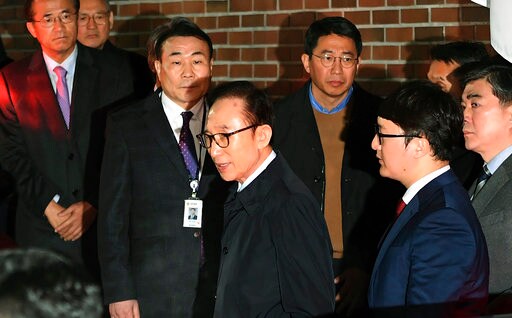 Ex-S. Korean President Lee Arrested over Corruption Scandal
