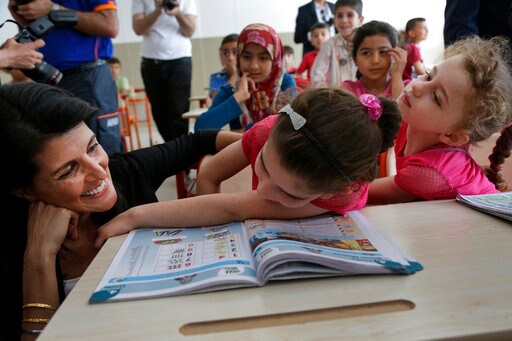 US Ambassador to UN Hails Turkish School for Syria Refugees