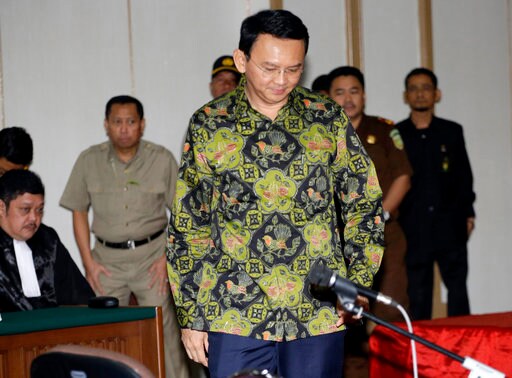 Indonesia Prosecutors Seek 2 Years Probation for Jakarta Gov