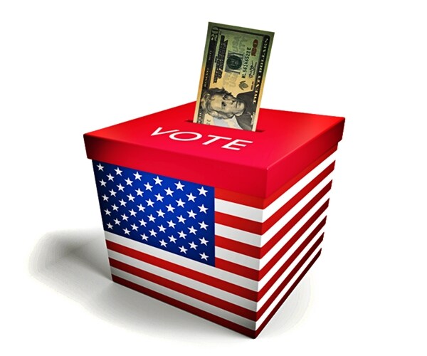 concept of financial corruption and big money lobbying in the American election political system