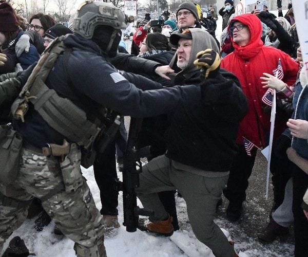 anti immigration enforcement violence in city of lakes in land of ten thousand lakes state of united states 