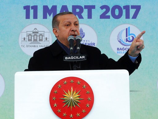 The Latest: Organizers of Canceled Dutch Rally Urge Calm