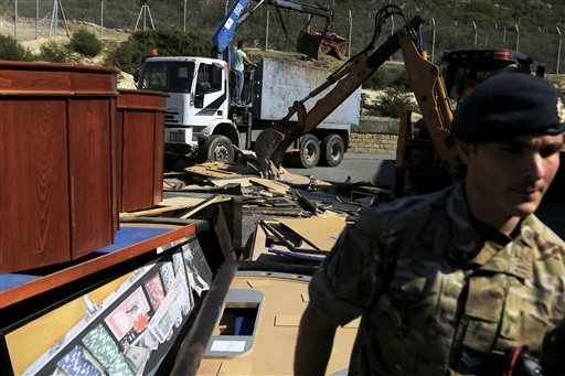 British Bases Police Smash Gambling Equipment in Cyprus